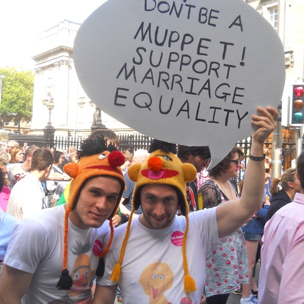 "Muppets" at the marriage equality march, Dublin 2011